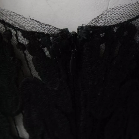 HOSS INTROPIA SLEEVELESS EMBROIDERED MESH sm dress - Picture 4 of 5